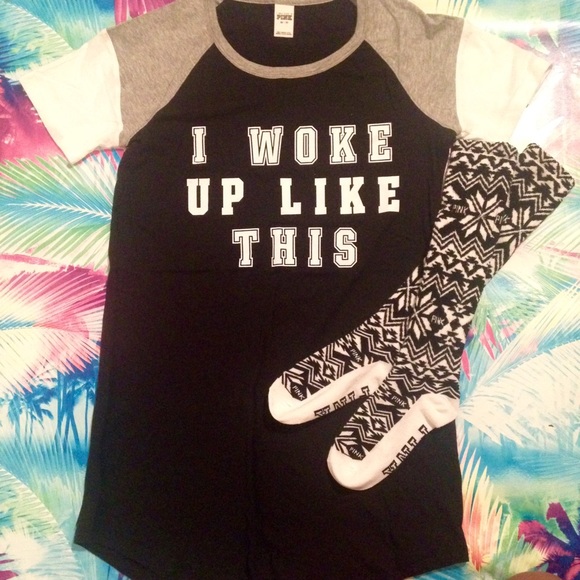 ❌SOLD❌NWOT sleep dress and knee socks!