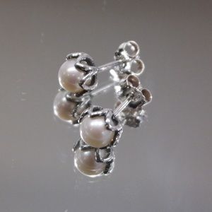 Pandora Cultured Elegance Pearl Earrings