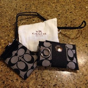 Coach Coin Purse & ID Lanyard