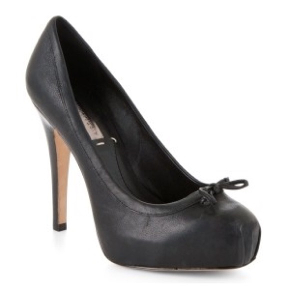 BCBG ballet inspired platform pumps
