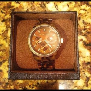 Michael Kors Tortoise Watch