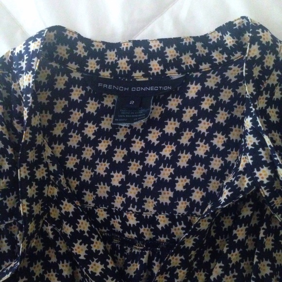 French Connection 100% Silk Blouse