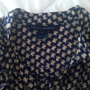 French Connection 100% Silk Blouse