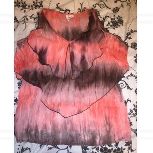 Pink/Brown Top