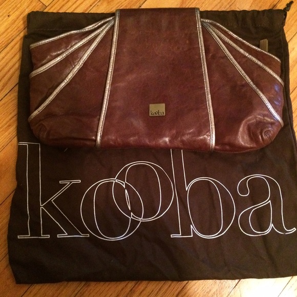 KOOBA "JOSEPHINE" Piped Clutch handbag