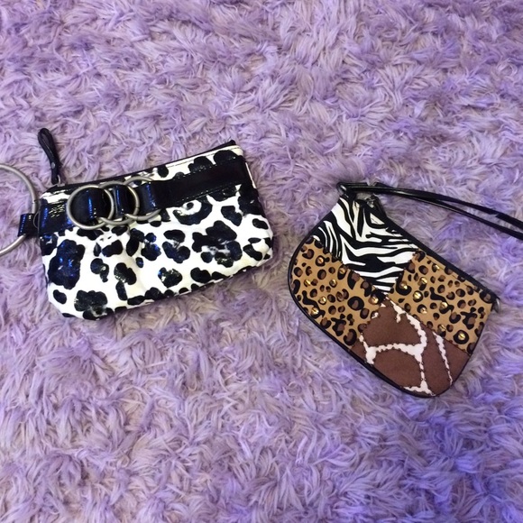 Animal print wristlets