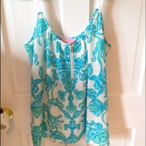 SOLD Lilly Pulitzer Gold Digger Top Size Large