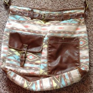 Cross body tribal bag