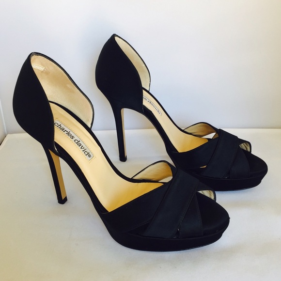 Charles David Black Satin Seduction. Worn 1x.