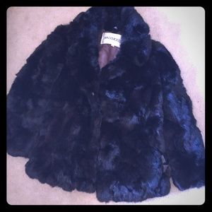 VINTAGE RABBIT FUR COAT