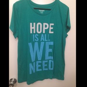 Hope is all we need shirt