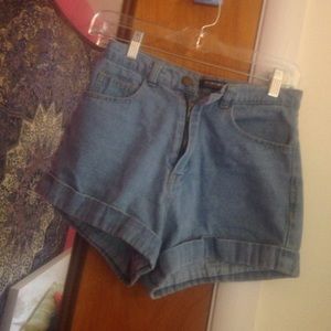 Romwe High Waisted Shorts