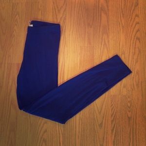 Dark blue full length leggings