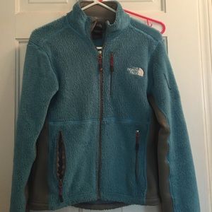 Blue women's north face jacket