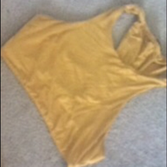 Mustard Colored two piece. - Picture 3 of 3