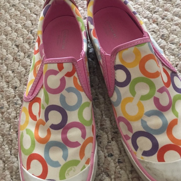 Lightly worn Coach Tennis Shoes