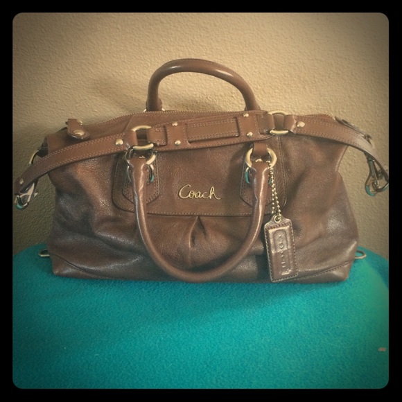 Coach leather satchel