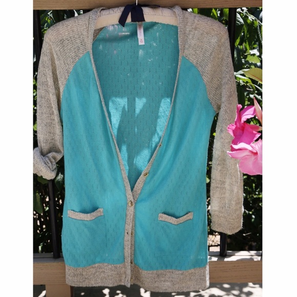 Two-Tone Cardi