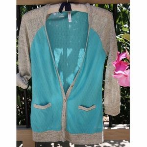Two-Tone Cardi
