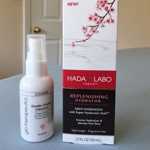 gentle cream cleanser and anti aging solution