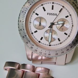 Fossil Pink Aluminum Watch