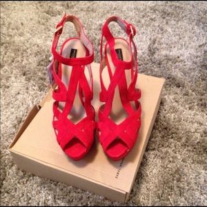 Zara Red heels