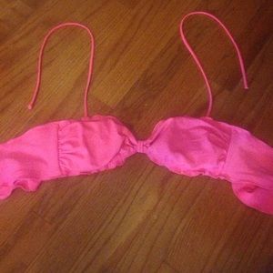 Victoria's Secret Ruffle Bandeau Bathing Suit