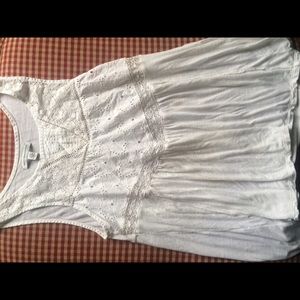 White AEO tank top