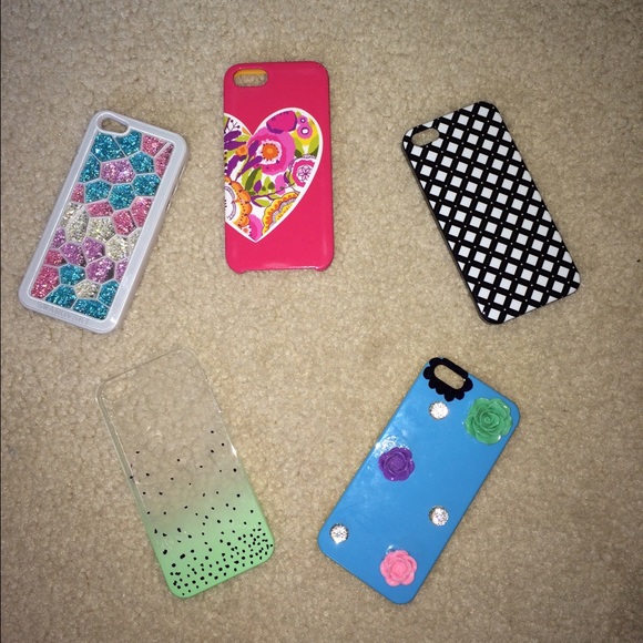 5 IPhone 5/5s cases!