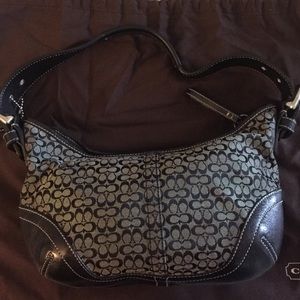 Small Coach black hobo