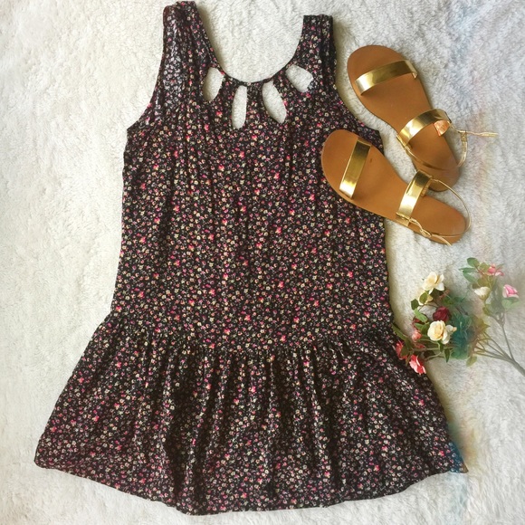 Floral cutout sundress