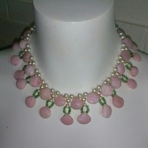 Semi-precious, handmade necklace