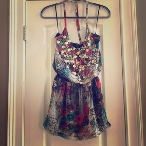Boutique Halter w/ Embelished Top