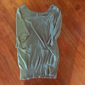 Green sweater top
