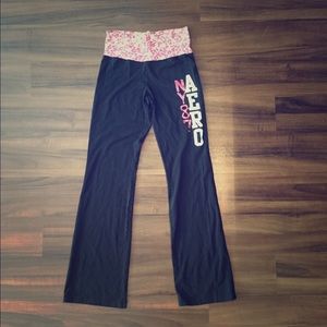 Aero Black Yoga Pants