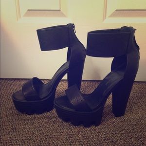 Chunky Platform Heels