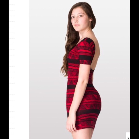 American Apparel Aztec Cotton Spandex Dress