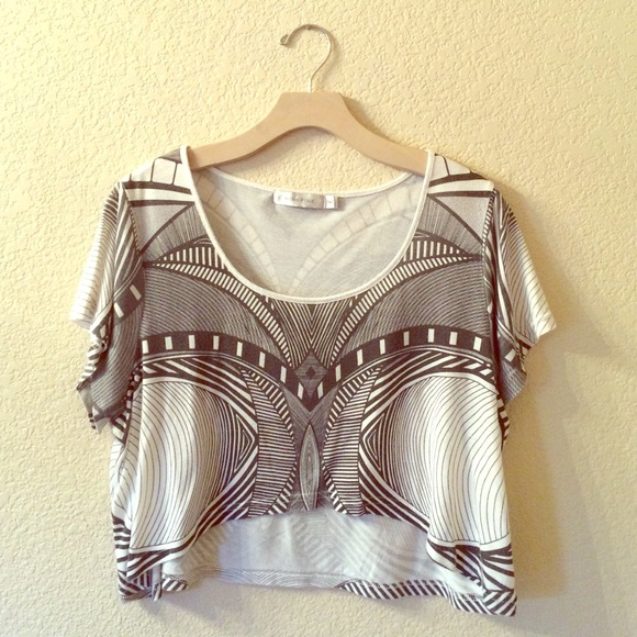 MINKPINK geo crop top - Picture 1 of 2