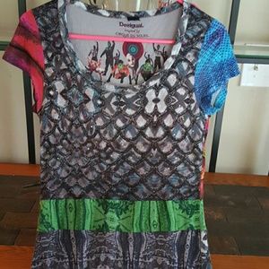 Funky Desigual dress-Cirque Du Solely size M