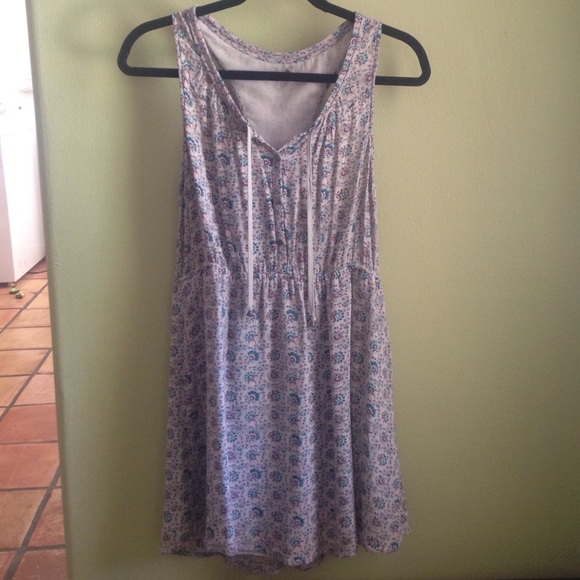 Colorful button flower dress