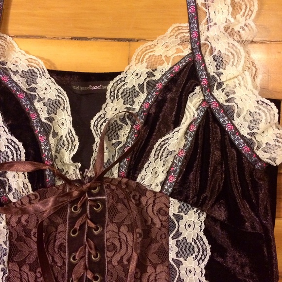 Octoberfest Ribbon & Lace Tank