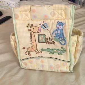G is for Giraffe 3 pcs diaper bag