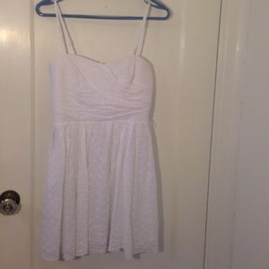 White Floral Dress, worn once