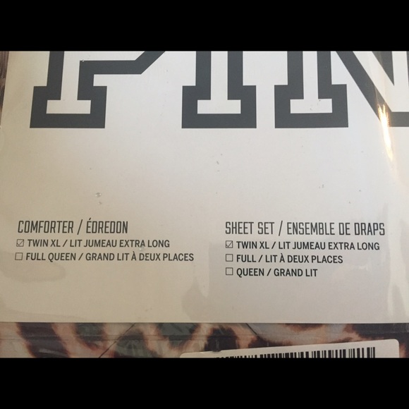 Brand new Victoria secret pink twin bedding set - Picture 2 of 4