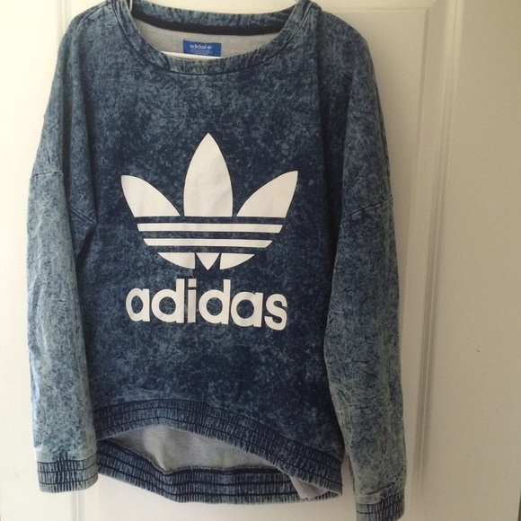 Adidas Originals Denim French Terry Crew