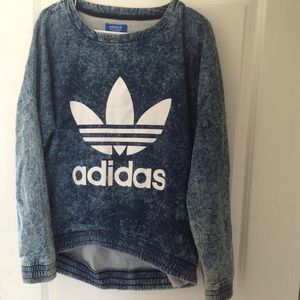 Adidas Originals Denim French Terry Crew