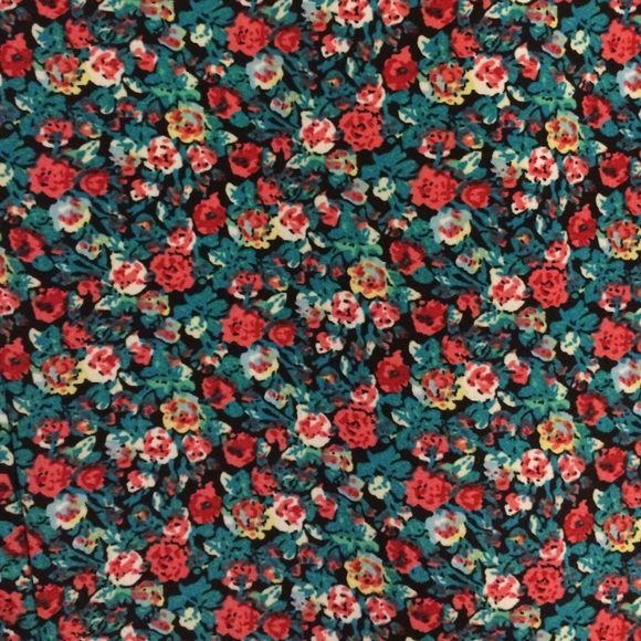 Floral dress with zipper back - Picture 2 of 3