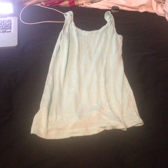 Simple Teal Tank - Picture 2 of 3