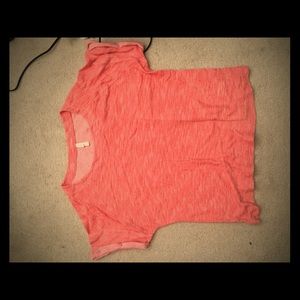 Pink short sleeve top