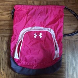 Pink drawstring